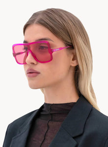 Otra Eyewear solbriller Jagger - transparent bright pink