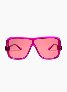 Otra Eyewear solbriller Jagger - transparent bright pink