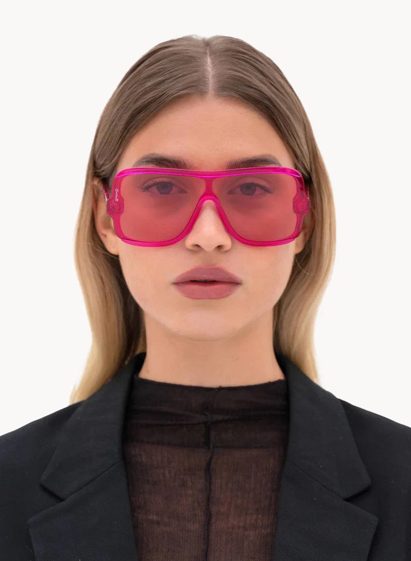 Otra Eyewear solbriller Jagger - transparent bright pink