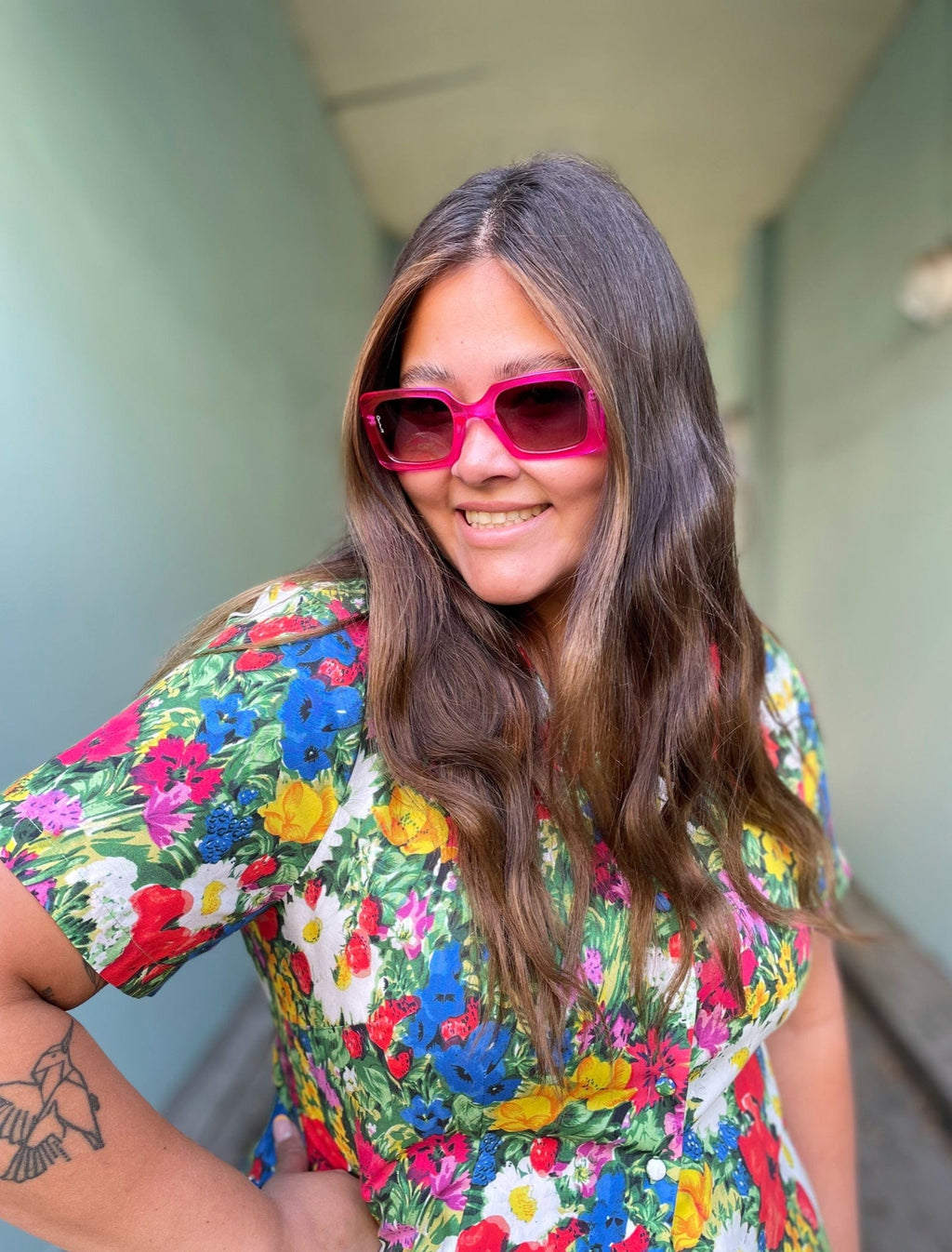 Otra Eyewear solbriller Louey - pink