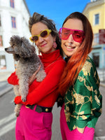 Last inn bildet i Galleri-visningsprogrammet, Otra Eyewear solbriller Monroe - lime/brown fade
