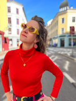 Last inn bildet i Galleri-visningsprogrammet, Otra Eyewear solbriller Monroe - lime/brown fade
