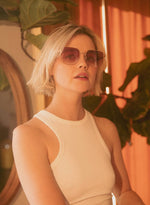 Last inn bildet i Galleri-visningsprogrammet, Otra Eyewear solbriller Roadie - gold purple
