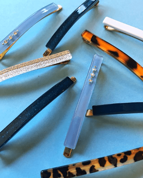 Pico hårpynt Bobby pin - Cobolt full glitter