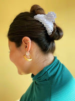 Last inn bildet i Galleri-visningsprogrammet, Pico hårpynt Elly stripe hårklype - Lavendel/white
