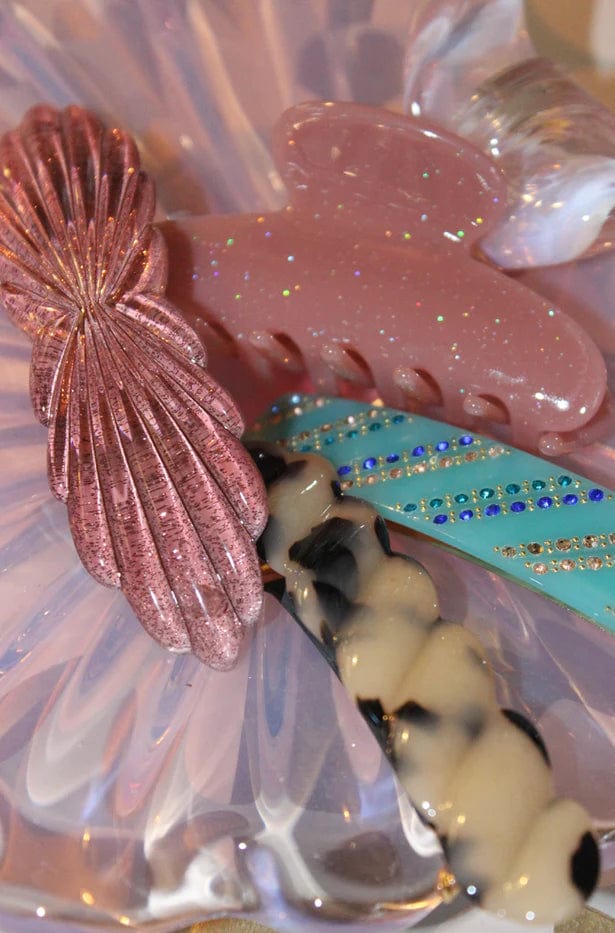 Pico hårpynt Madeleine hårspenne - old rose glitter