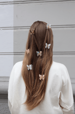 Last inn bildet i Galleri-visningsprogrammet, Pico hårpynt Small butterfly hårklype - peach
