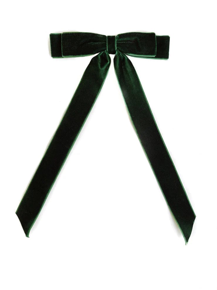 Pico hårpynt Vilma Grande Bow - dark green