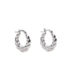 Pico øredobber Everly hoops - sølv