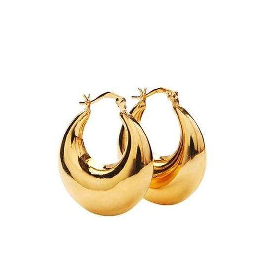Pico øredobber Simi hoops gull - medium