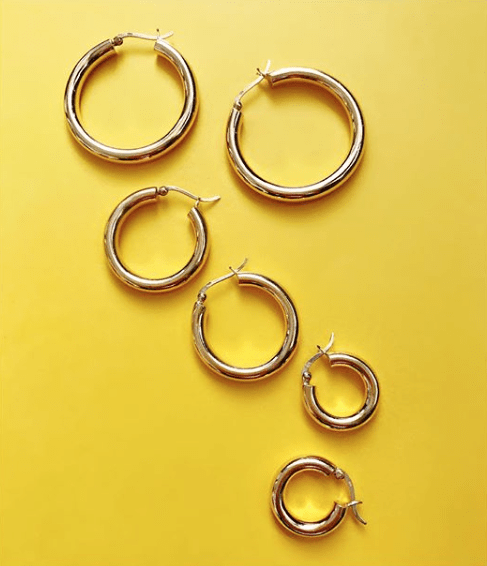 Pico øredobber Sleek hoops - små