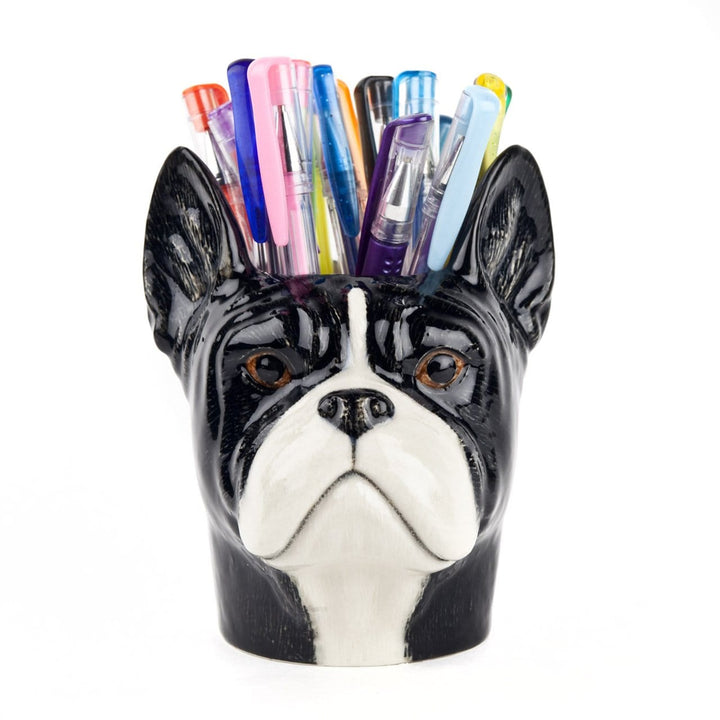 Quail Ceramics interiør French Bulldog - pencil pot