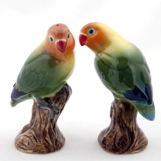 Quail Ceramics interiør Love Birds - salt og pepper