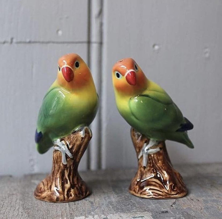 Quail Ceramics interiør Love Birds - salt og pepper