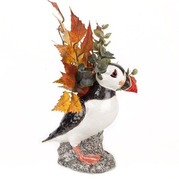 Quail Ceramics interiør Puffin - flower vase