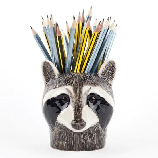 Quail Ceramics interiør Raccoon - pencil pot
