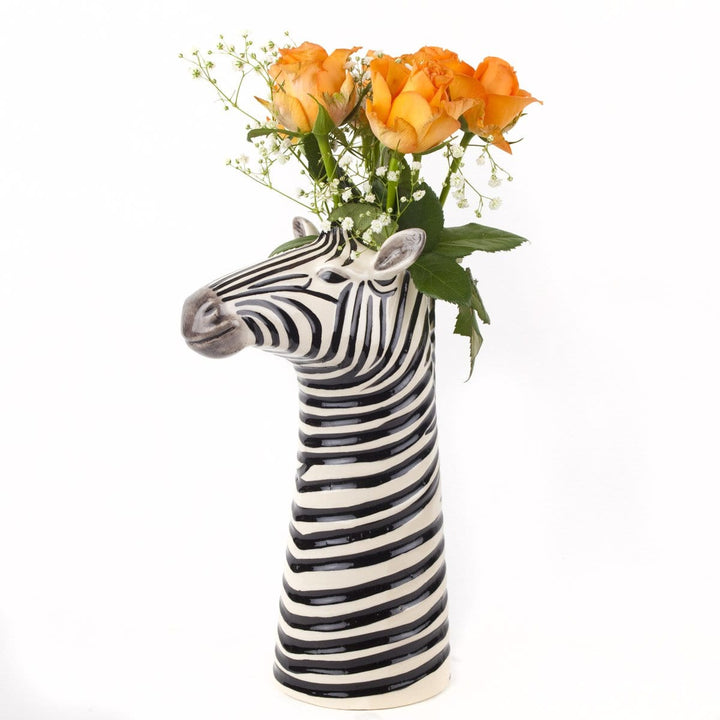 Quail Ceramics interiør Zebra - flower vase