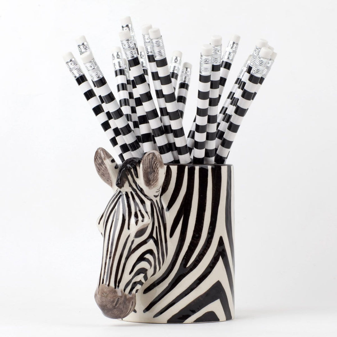 Quail Ceramics interiør Zebra - pencil pot