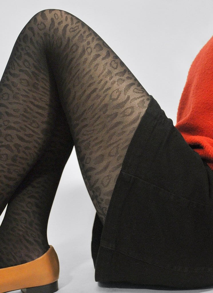 Swedish Stockings strømpebukser Emma leopard