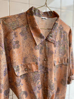 Last inn bildet i Galleri-visningsprogrammet, Vintage Vintage bluser XL Vintagebluse - 70s drøm, str XL
