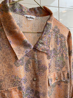 Last inn bildet i Galleri-visningsprogrammet, Vintage Vintage bluser XL Vintagebluse - 70s drøm, str XL
