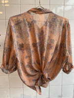 Last inn bildet i Galleri-visningsprogrammet, Vintage Vintage bluser XL Vintagebluse - 70s drøm, str XL

