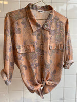 Last inn bildet i Galleri-visningsprogrammet, Vintage Vintage bluser XL Vintagebluse - 70s drøm, str XL
