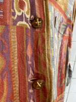 Last inn bildet i Galleri-visningsprogrammet, Vintage Vintage bluser S Vintagebluse - 80s mønster, str S
