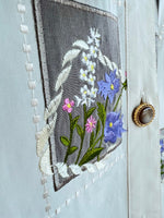 Last inn bildet i Galleri-visningsprogrammet, Vintage Vintage bluser S Vintagebluse - Broderte vinduer, str S
