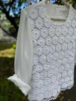 Last inn bildet i Galleri-visningsprogrammet, Vintage Vintage bluser S Vintagebluse - flapper, str S
