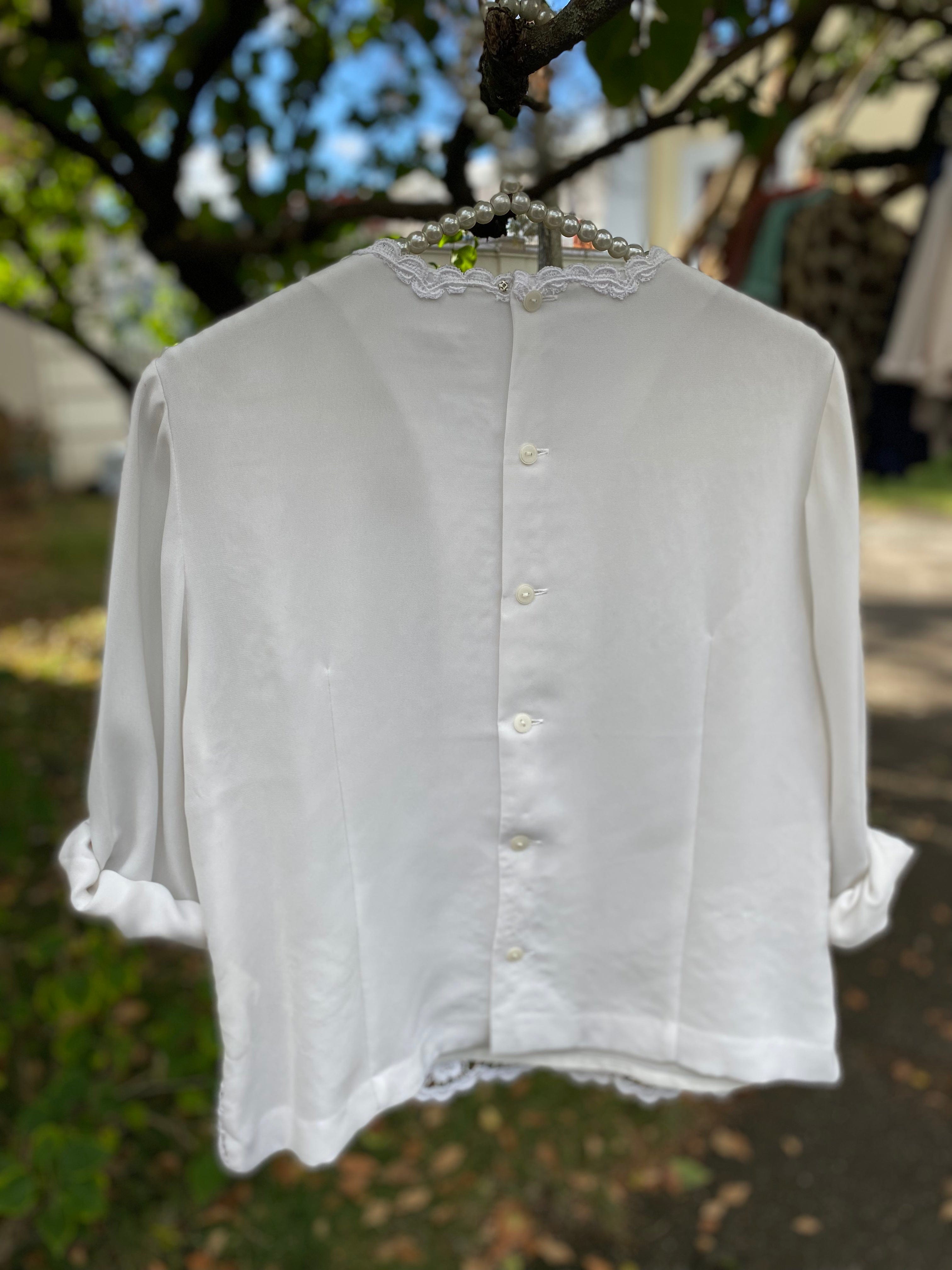 Vintage Vintage bluser S Vintagebluse - flapper, str S