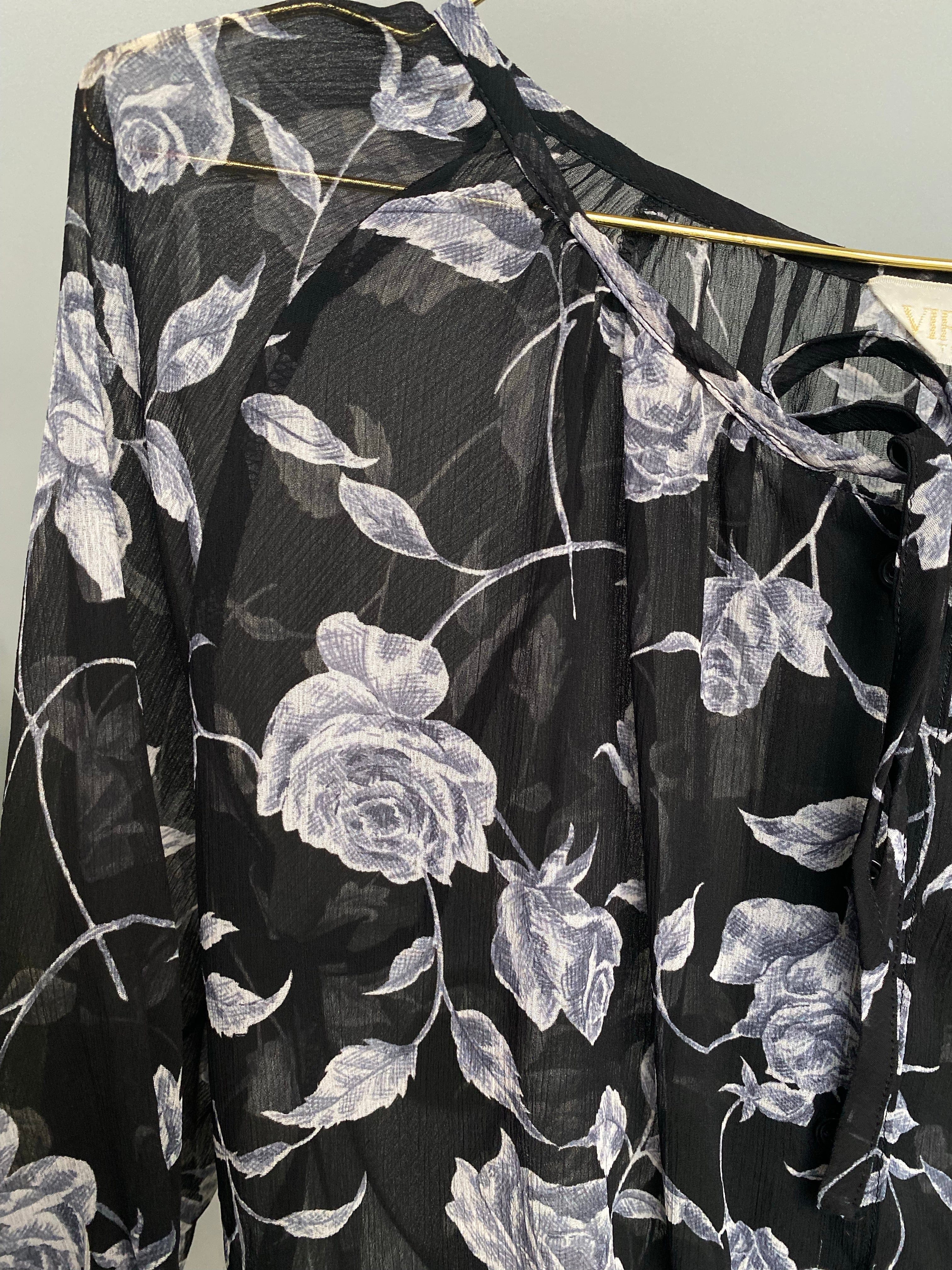 Vintage Vintage bluser S/M Vintagebluse - Nattroser, str S/M