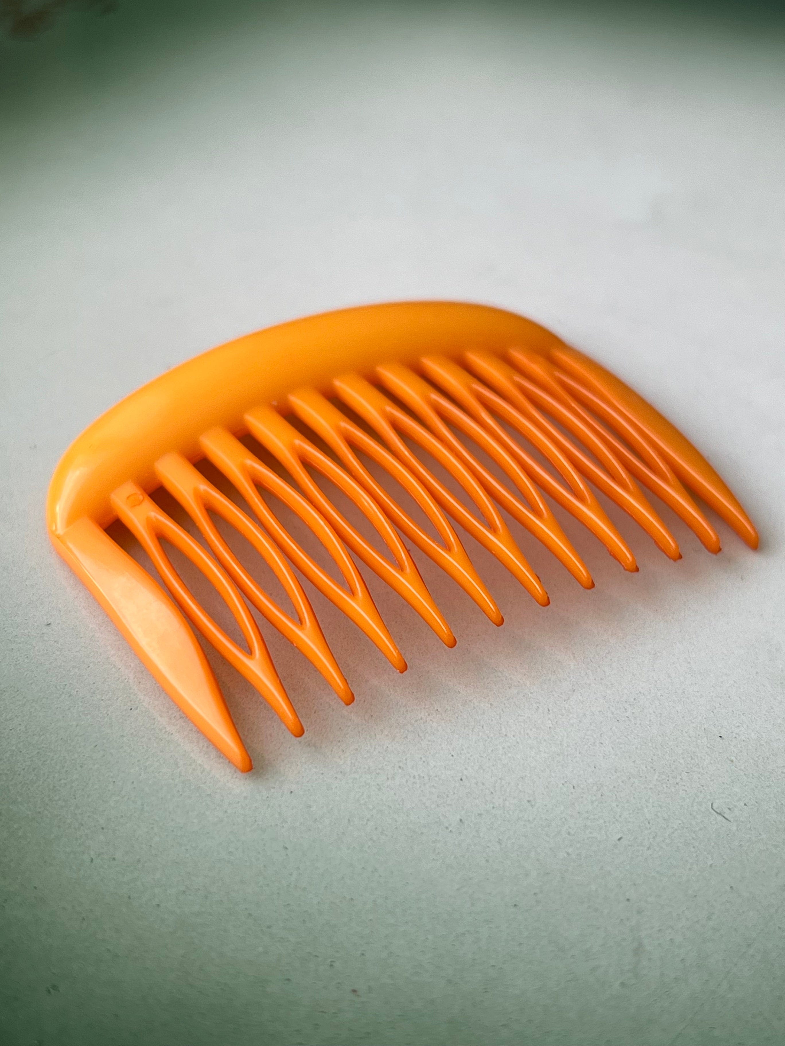 Vintage Vintage hårkam Vintage hårkam liten - oransje