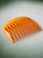 Last inn bildet i Galleri-visningsprogrammet, Vintage Vintage hårkam Vintage hårkam liten - oransje
